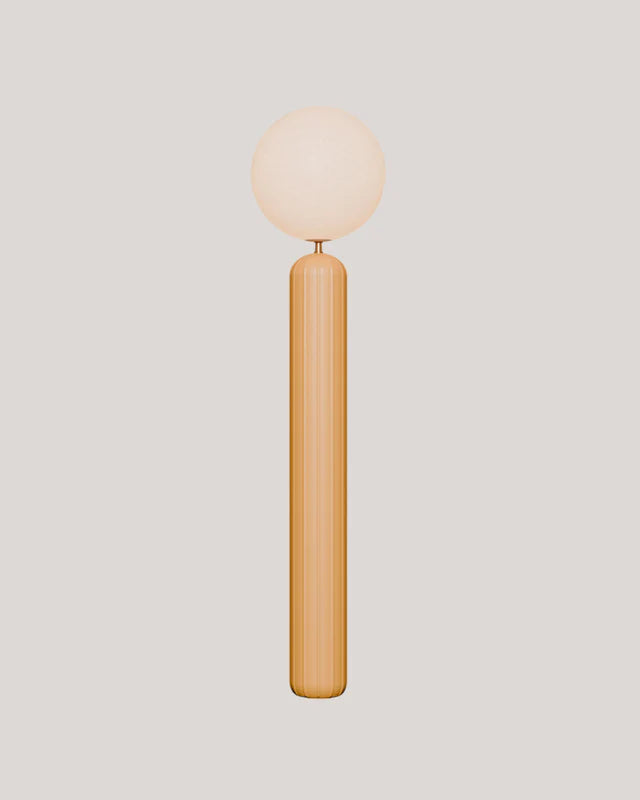 Lampadaire solaire pour exterieur  couleur moutarde
