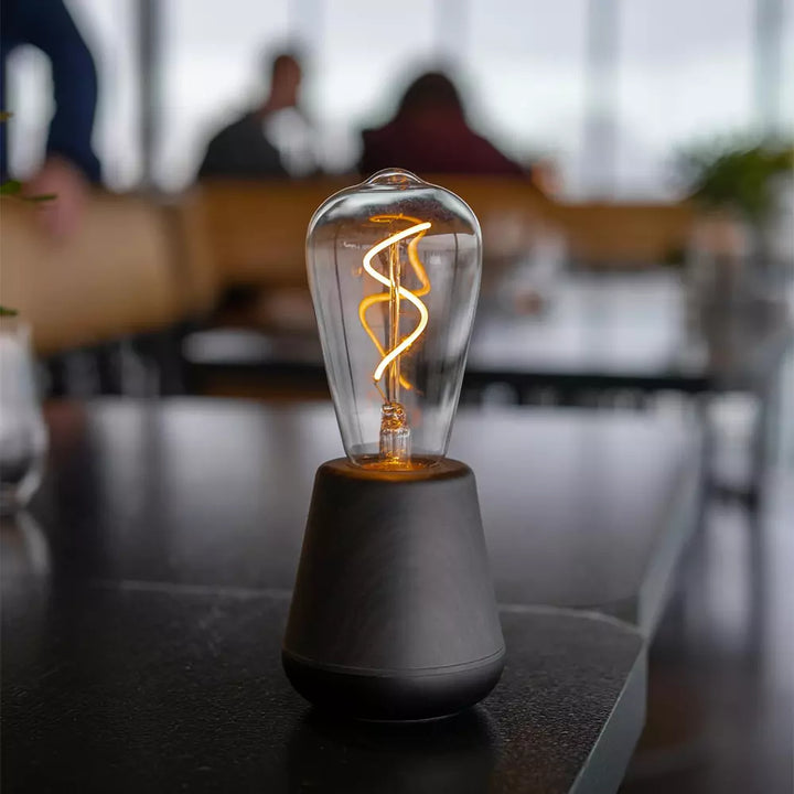 HUMBLE ONE Black  Wood - Bois Noir  | LAMPE LED RECHARGEABLE