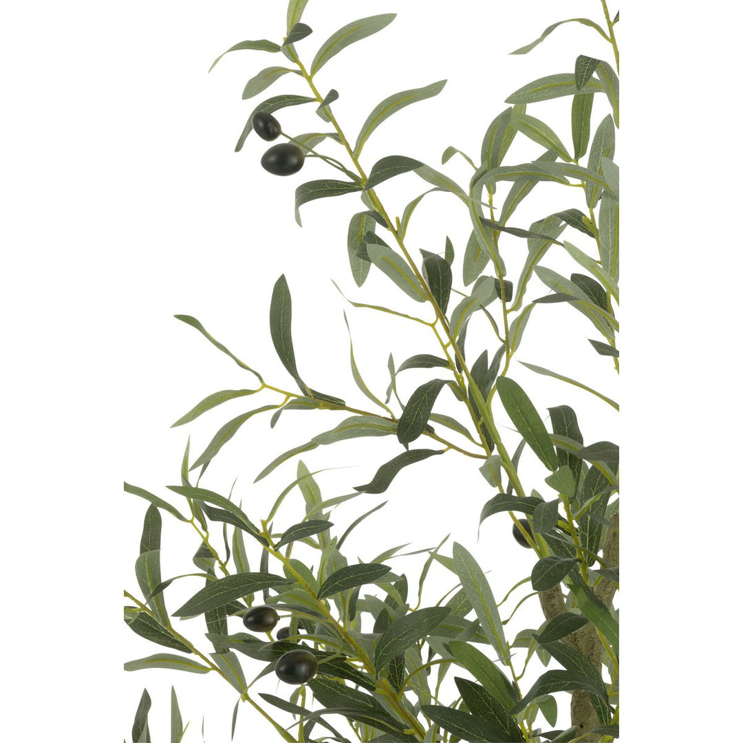  Olivier Pot Artificiel Vert 