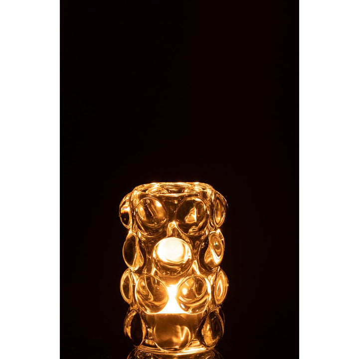 PHOTOPHORE BULLE VERRE TRANSPARENT