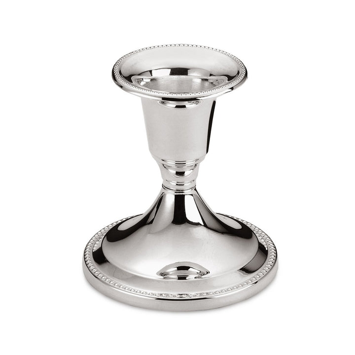 Perla H 7 cm  Bougeoir Argenté Anti-Ternissement