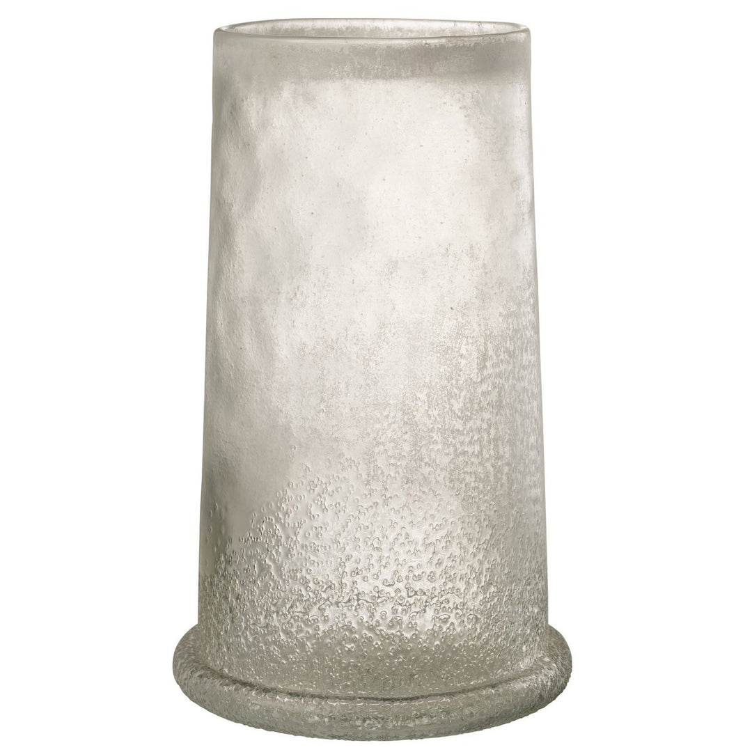 Photophore Sucre Verre Blanc H38