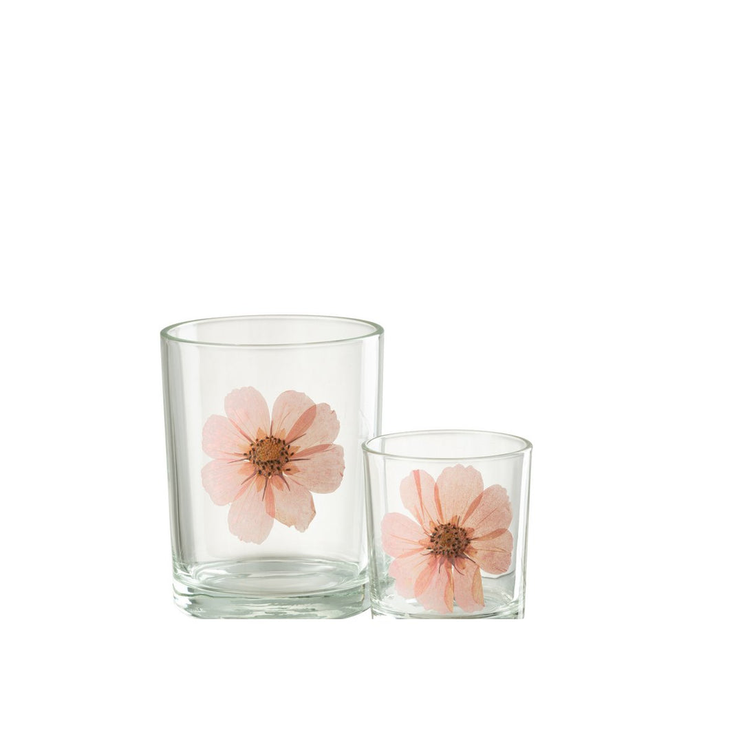 Photophores Fleur Rose 