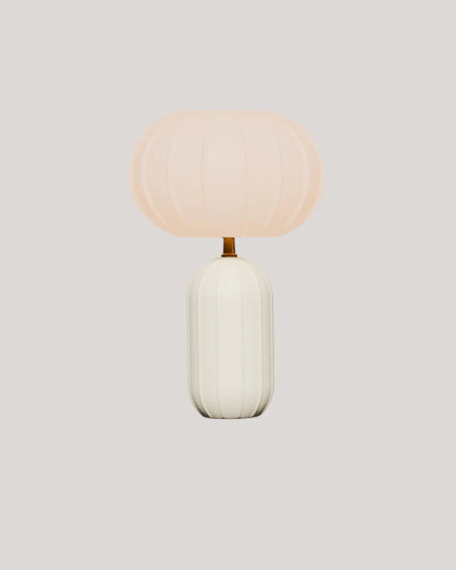 lampe art déco solaire et rechargeable  pour extérieur et intérieur- couleur beige