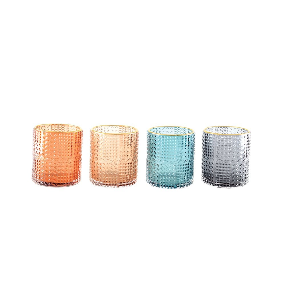 SET DE 4 PHOTOPHORES CHAUFFE PLAT