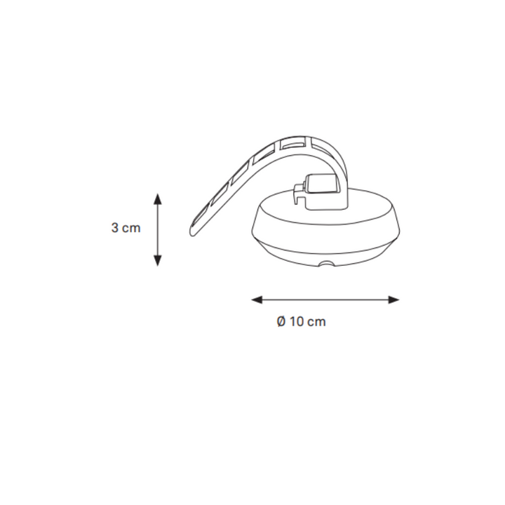 LED LAMPE POUR PARASOL SANS FIL RECHARGEABLE