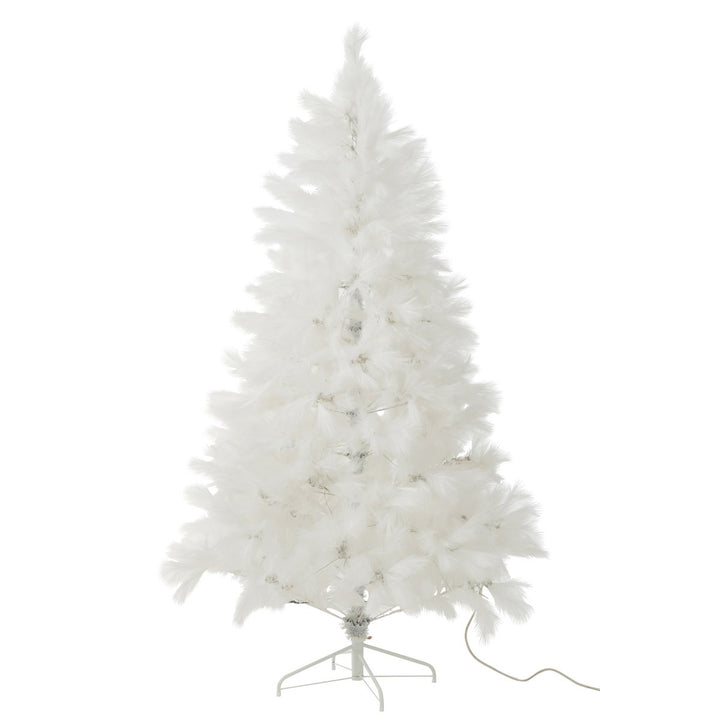 Sapin de Noël Pampa Métal Blanc avec LED