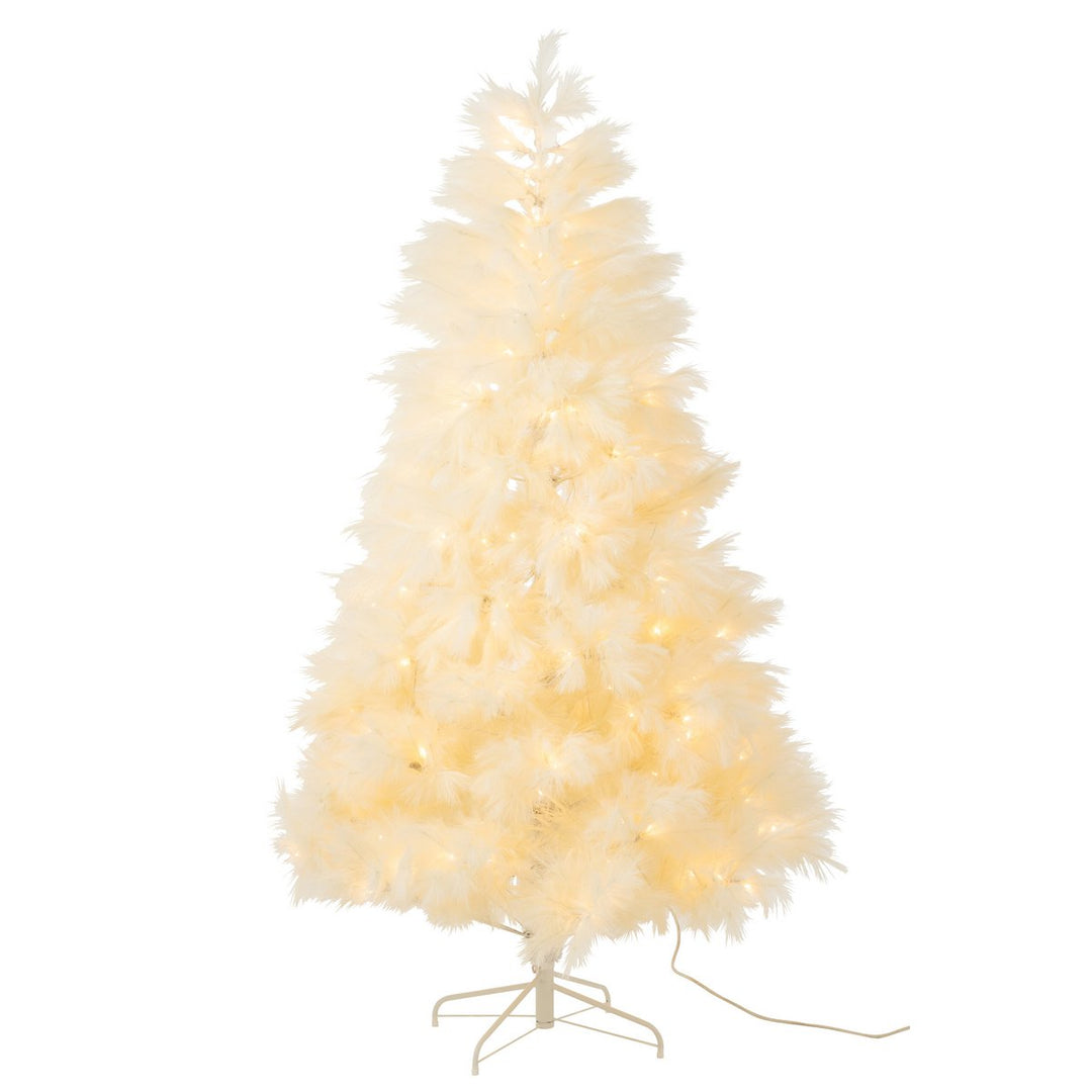 Sapin de Noël Pampa Métal Écru avec 400 LED