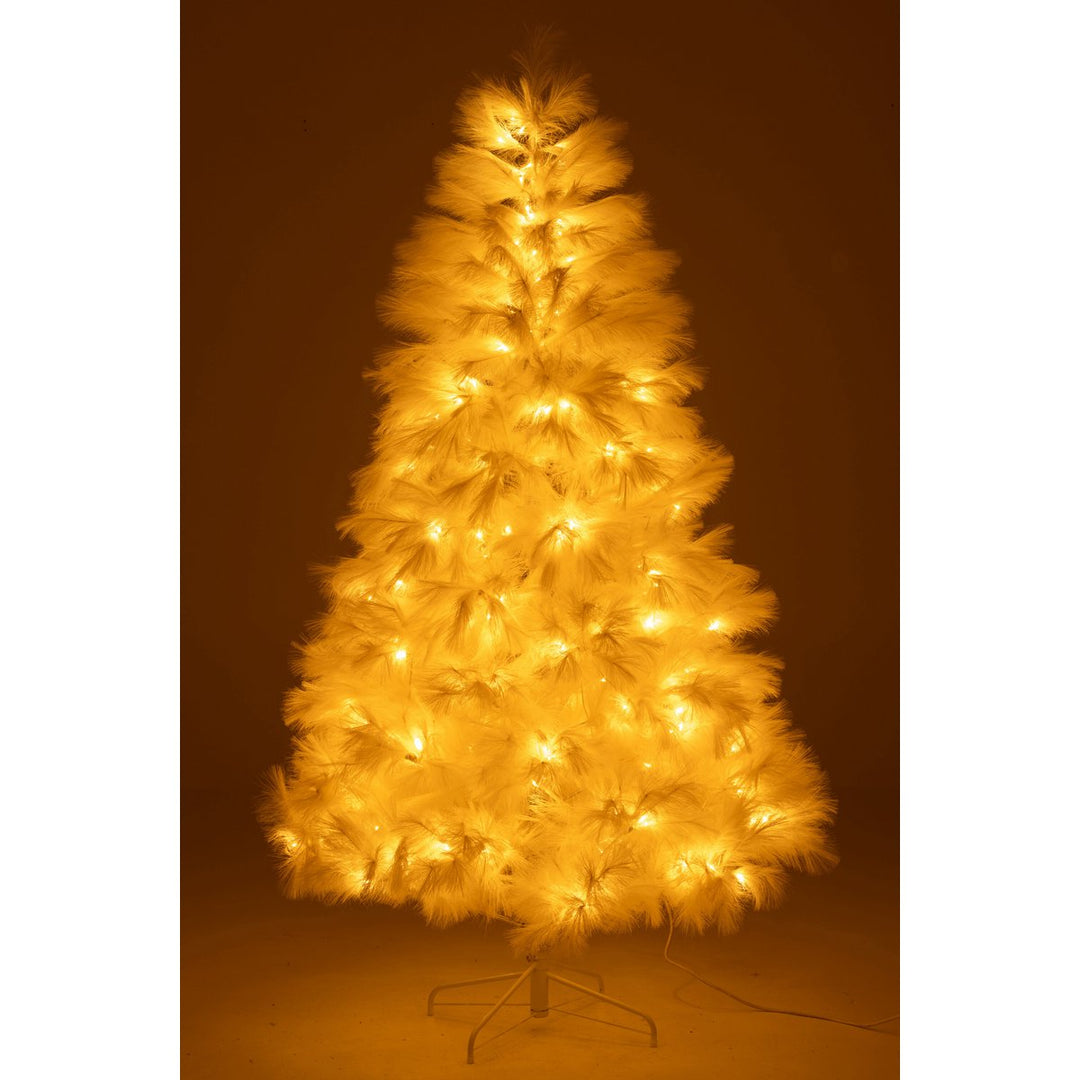 Sapin de Noël Pampa Métal Écru avec  LED