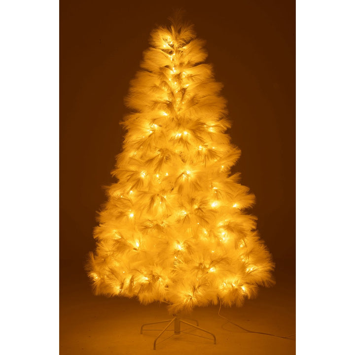 Sapin de Noël Pampa Métal Écru avec  LED