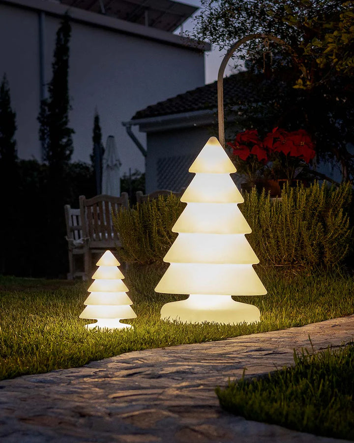 Sapin de Noël lumineux design – Snowy 100rechargeable exterieur