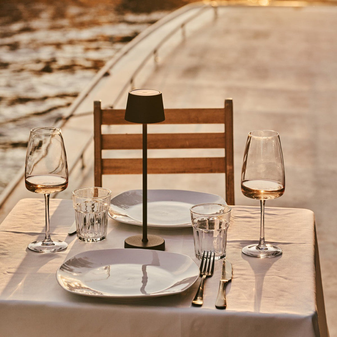 Set ProfessionalHoreca Lampes de table  Mocha Brown + Multi chargeur pour restaurant