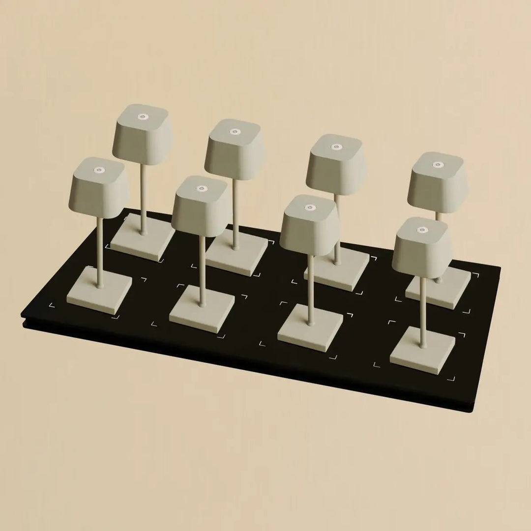 Set Professional - 8 Mini Gris Ombré & 1 station de charge Qi