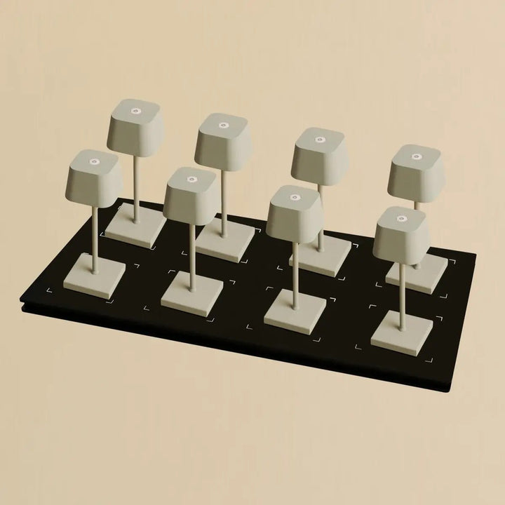 Set Professional - 8 Mini Gris Ombré & 1 station de charge Qi