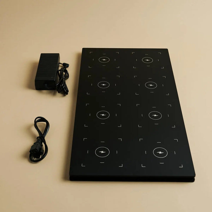 Set Professionnel-8 lampes Gris souris & Multi-Chargeur 