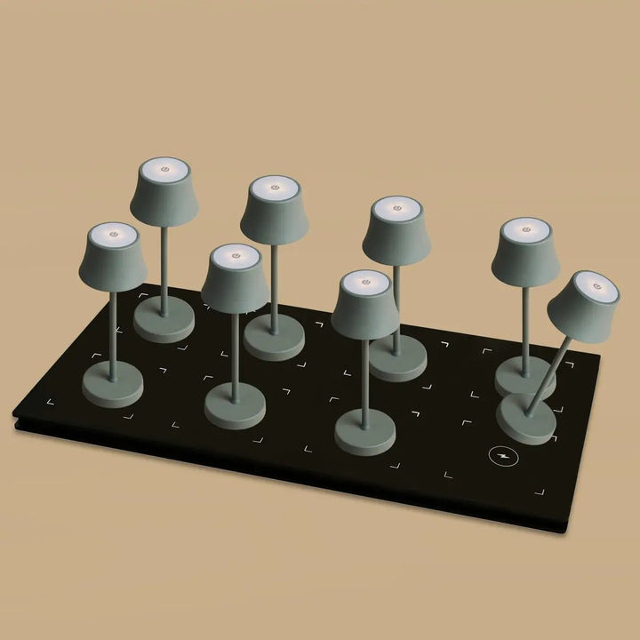 Set Professionnel-8 lampes Gris souris & Multi-Chargeur horeca