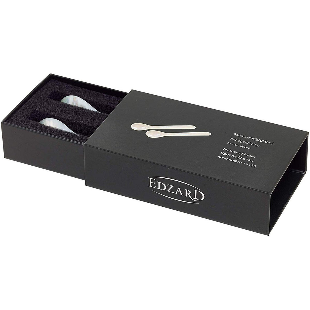 Set de 2 cuillères en nacre - cuillères à caviar / cuillères à œuf  cadeaux