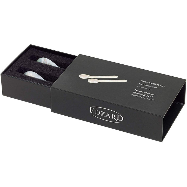 Set de 2 cuillères en nacre - cuillères à caviar / cuillères à œuf  cadeaux