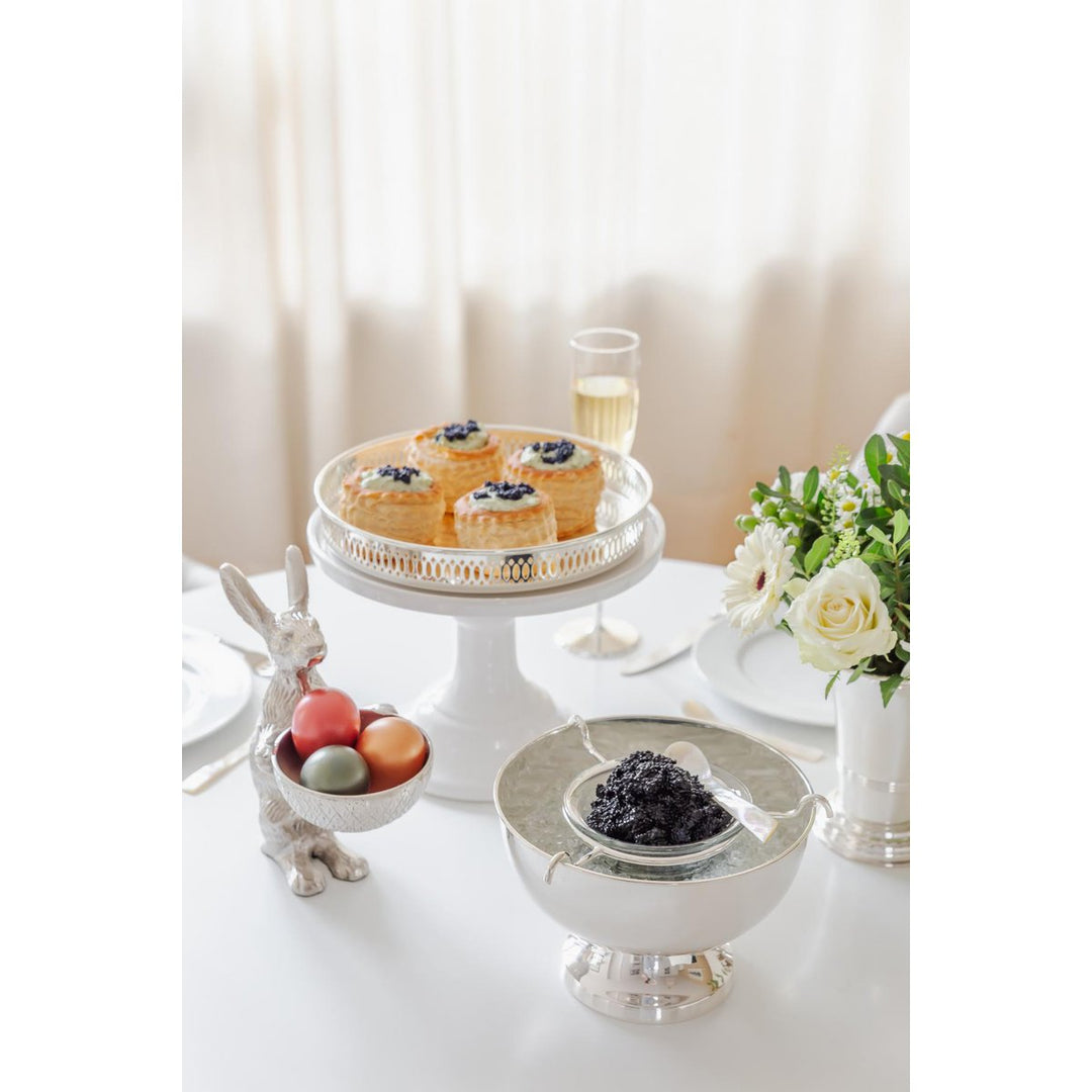 Set de 4 cuillères en nacre – cuillères à caviar 