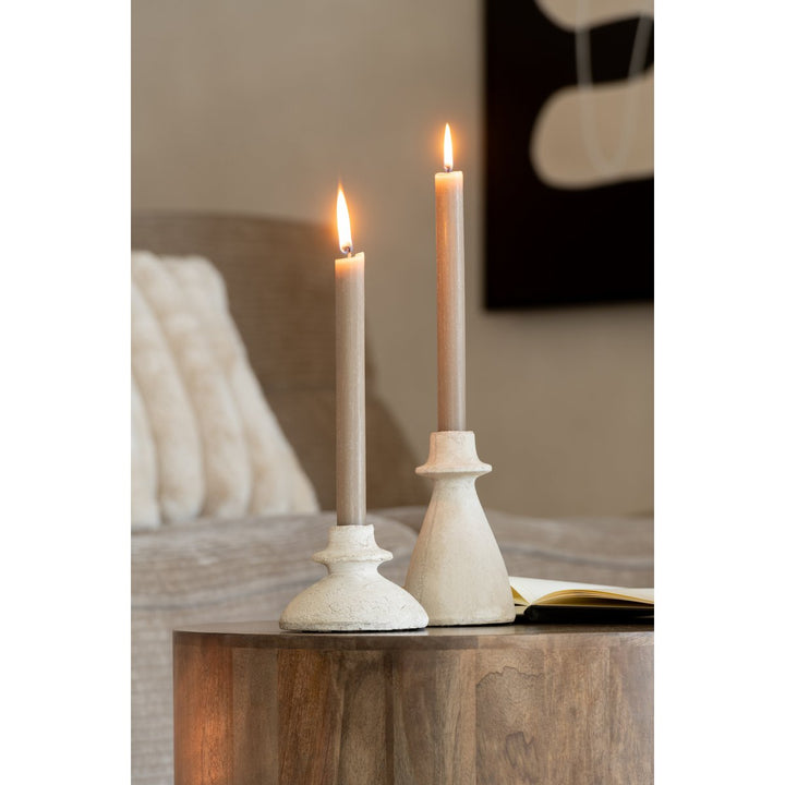 Set de  6 Bougies Taupe Foncé 