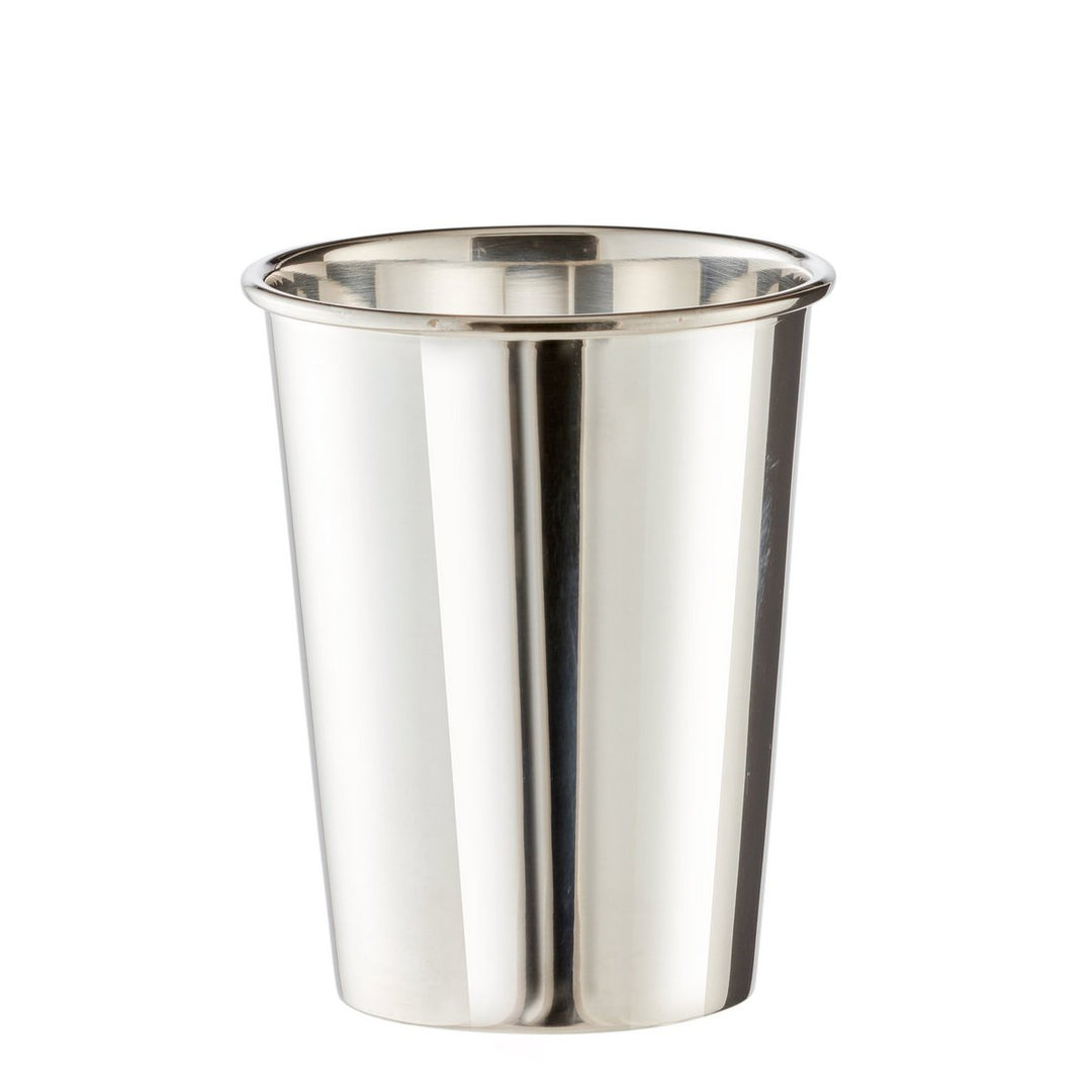 Tasse à boire en forme de cône H 9 cm plaqué argent
