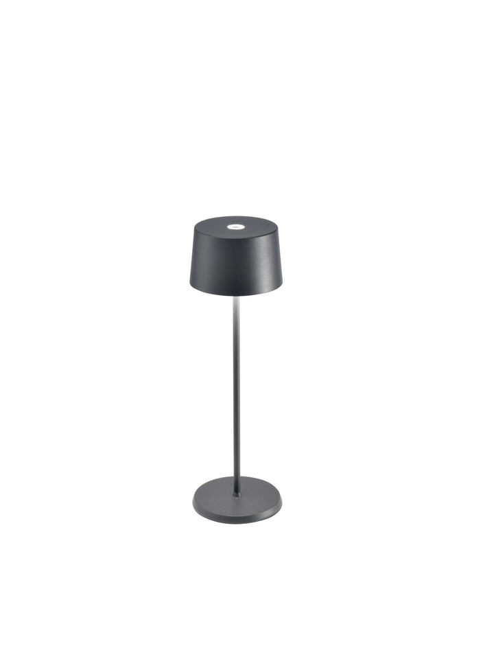 OLIVIA LAMPE LED ZAFFERANO NOIR