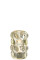 bougeoir  en verre a bullle vert j-Line