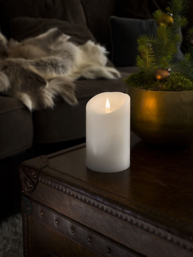 bougie en cire  flamme 3D