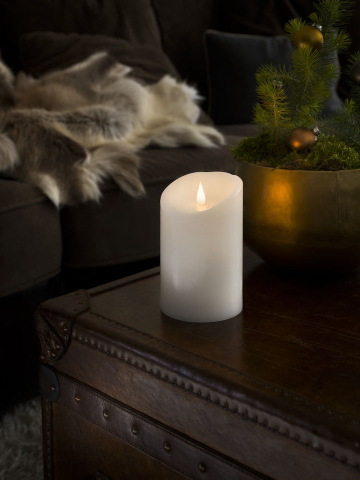 bougie en cire  flamme 3D