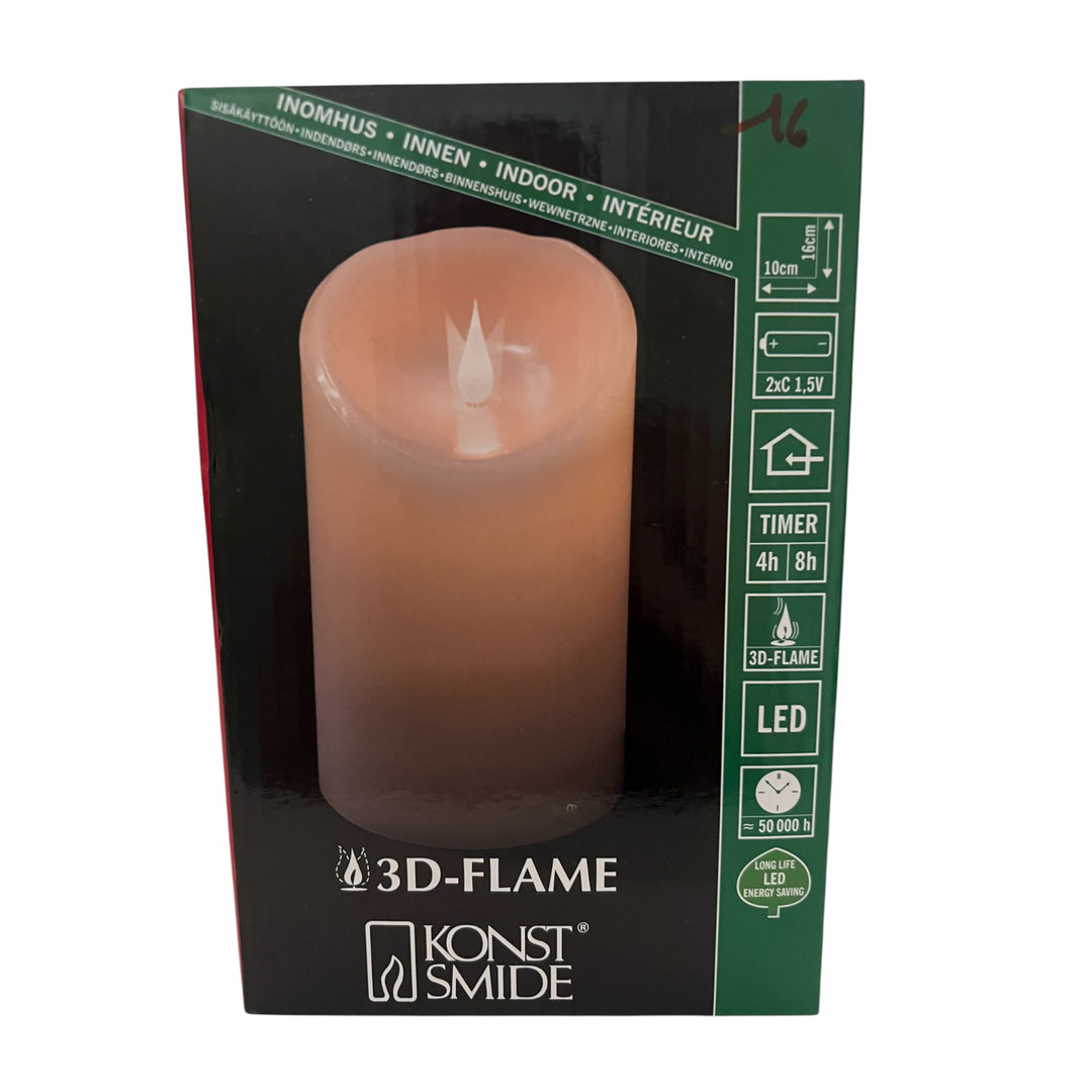 bougie led 3D flame konstmide