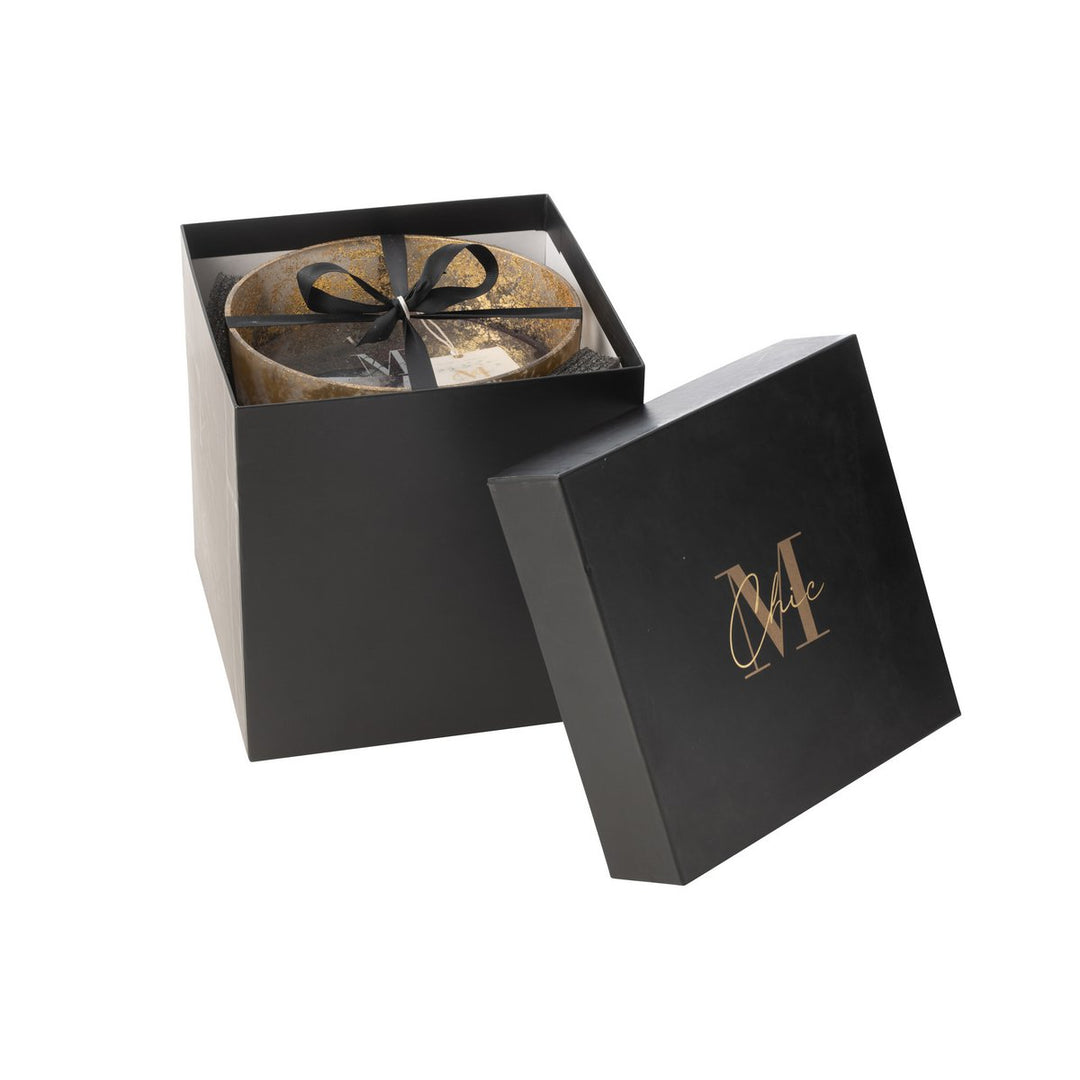 Bougie Senteur M-Chic Or/Noir  140h