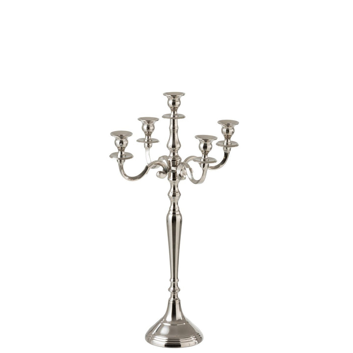 chandelier 5 bras aargente 