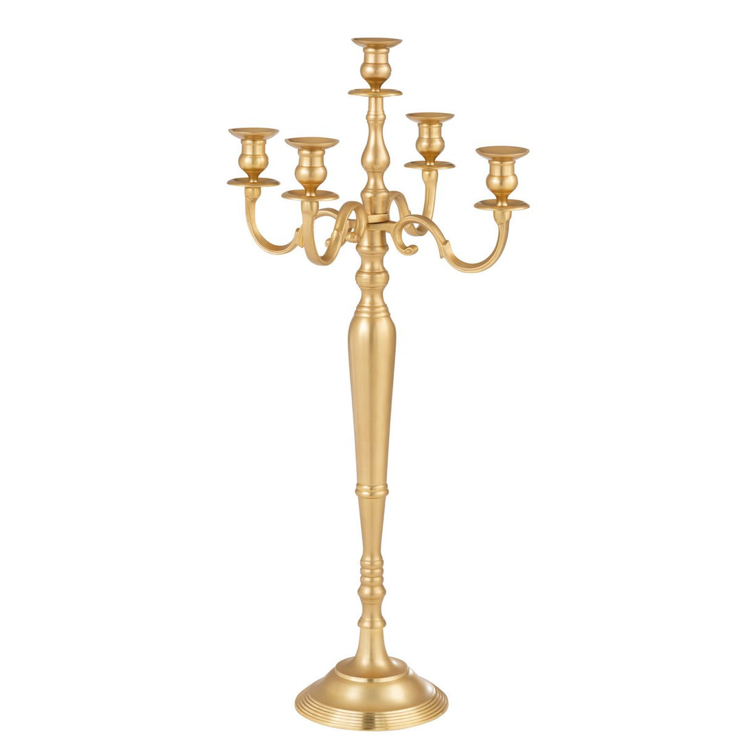 chandelier 5 bras or mat