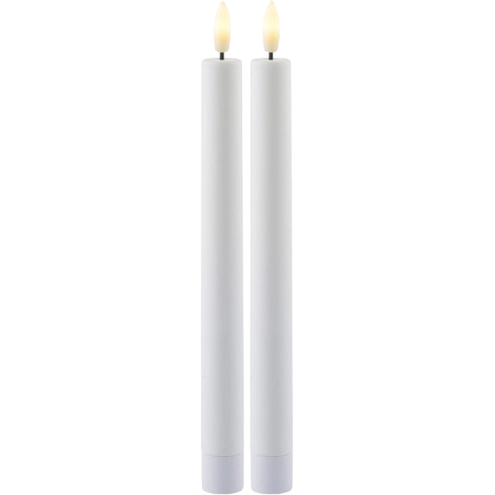 Taper Wax LED Flickering Candles | Ref SR-R-SILMID