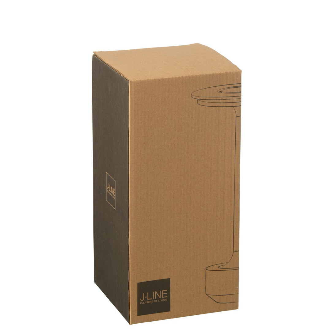 J-Line Lampe Led Touch Plastique Noir