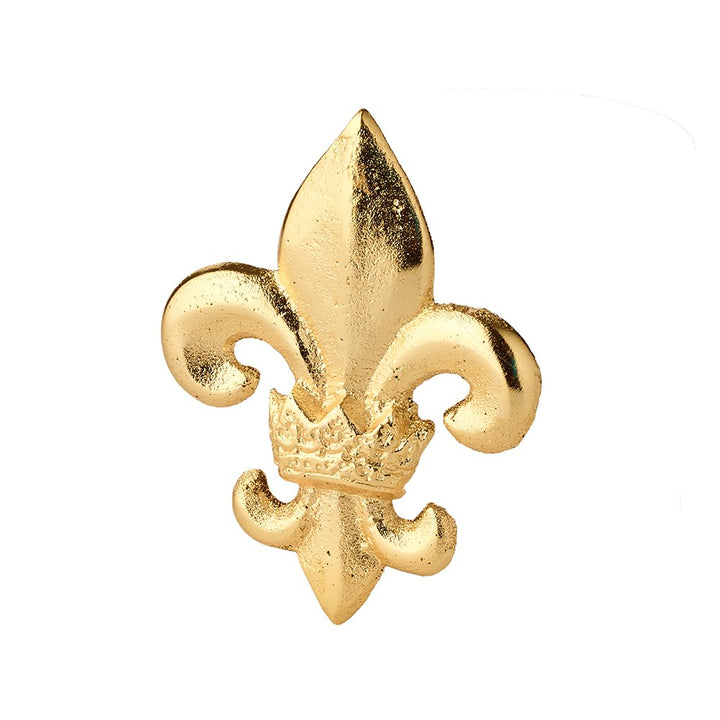 fleur de lys dore pour bougie