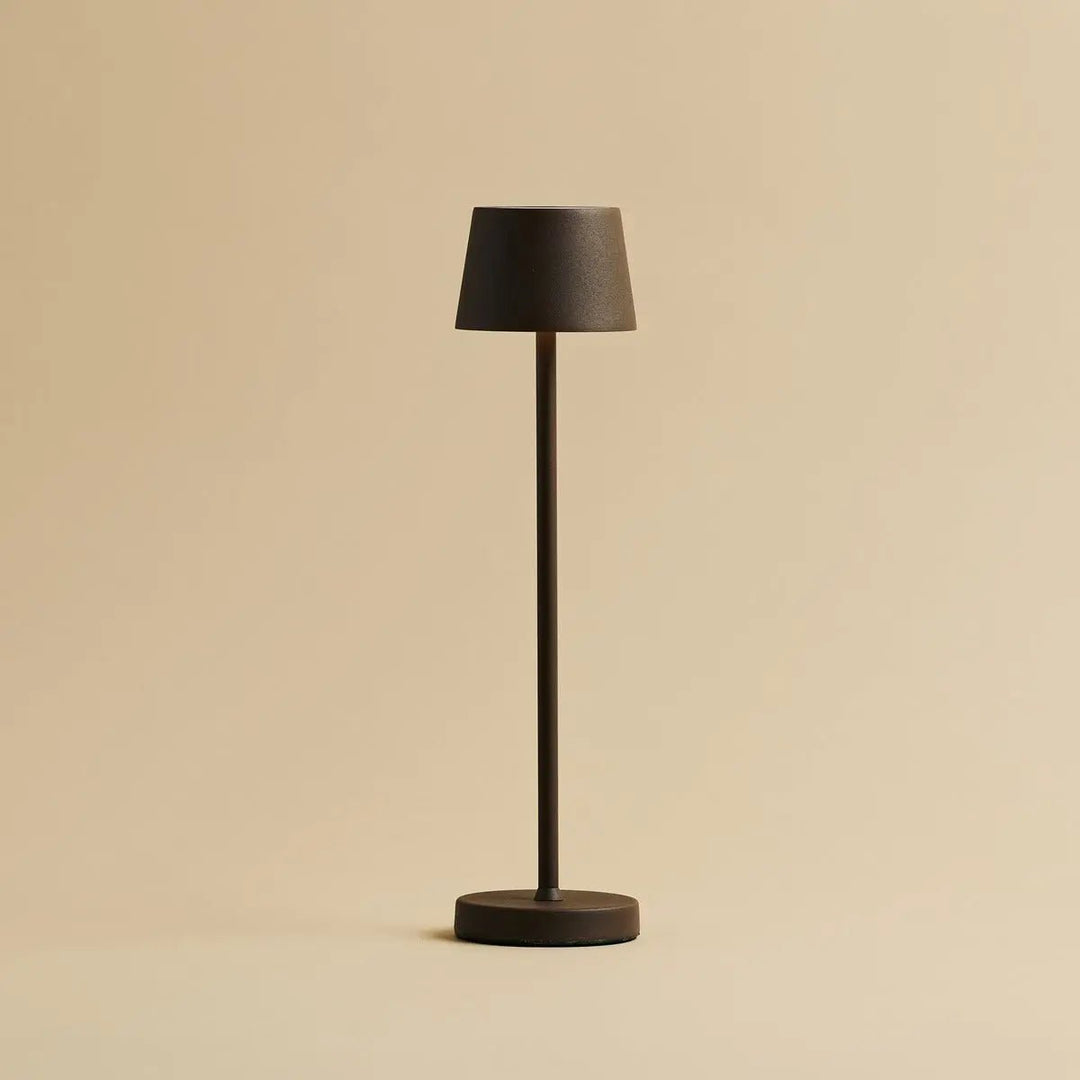 lampe couleur rouille sans fil pour horeca