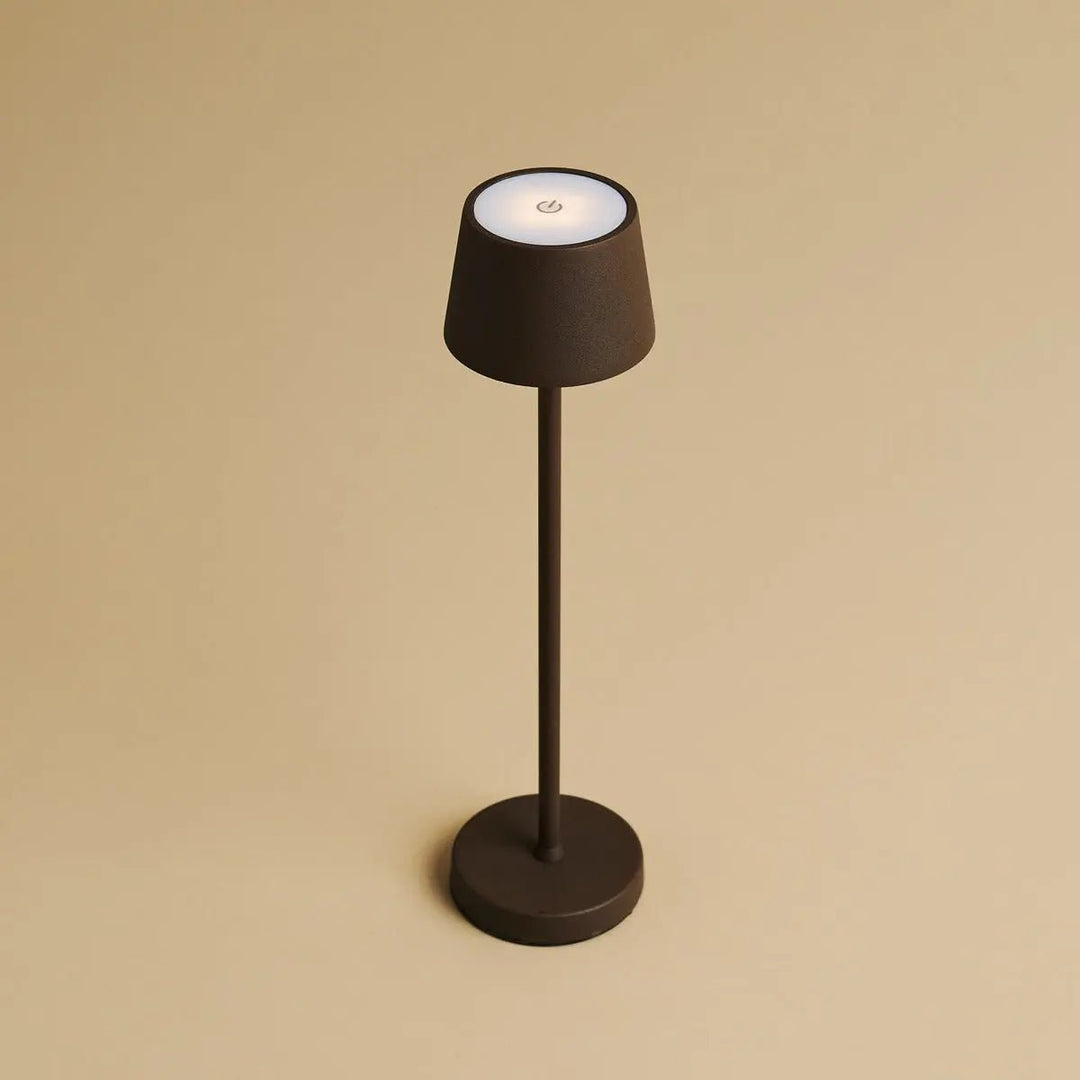 lampe couleur rouille sans fil pour horeca , restaurant