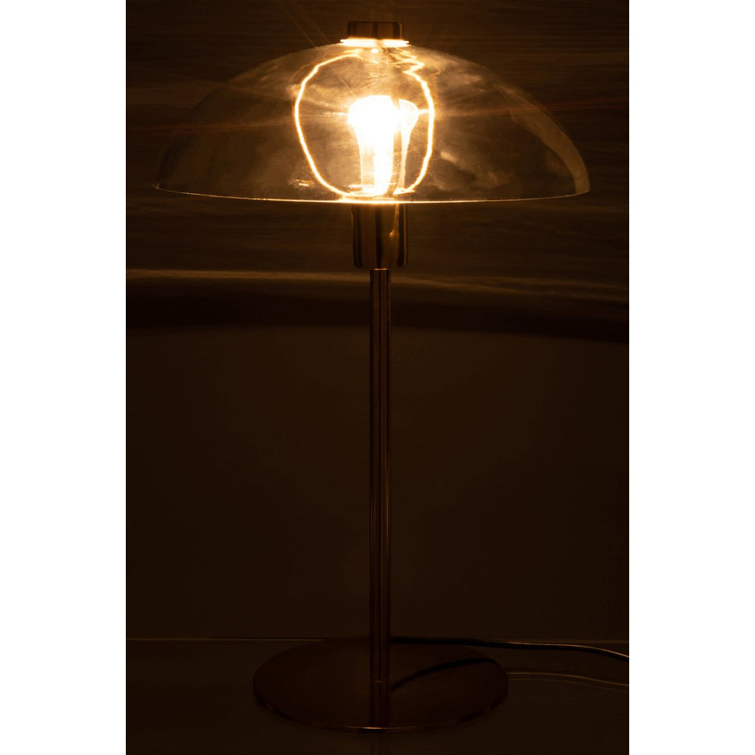 lampe de chevet avec abat jour verre tranlucide