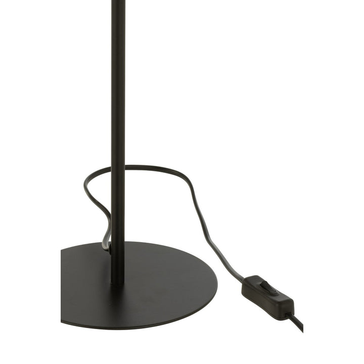 lampe de chevet metal noir