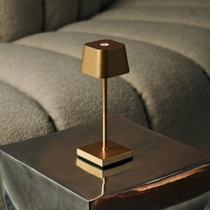 lampe de chevet rechargeable dore