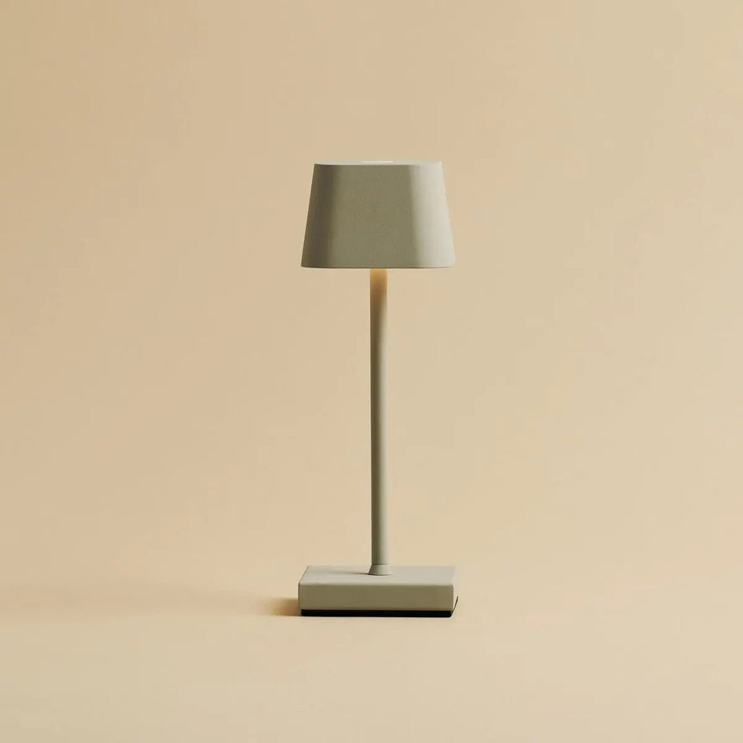 lampe de table sans fil gris