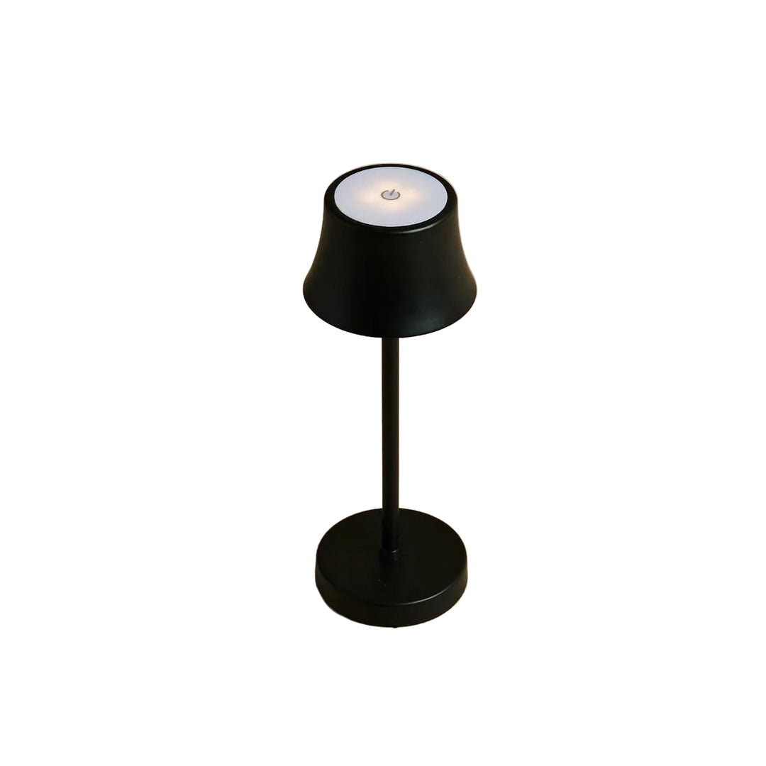 lampe de table sans fil noir pour horeca