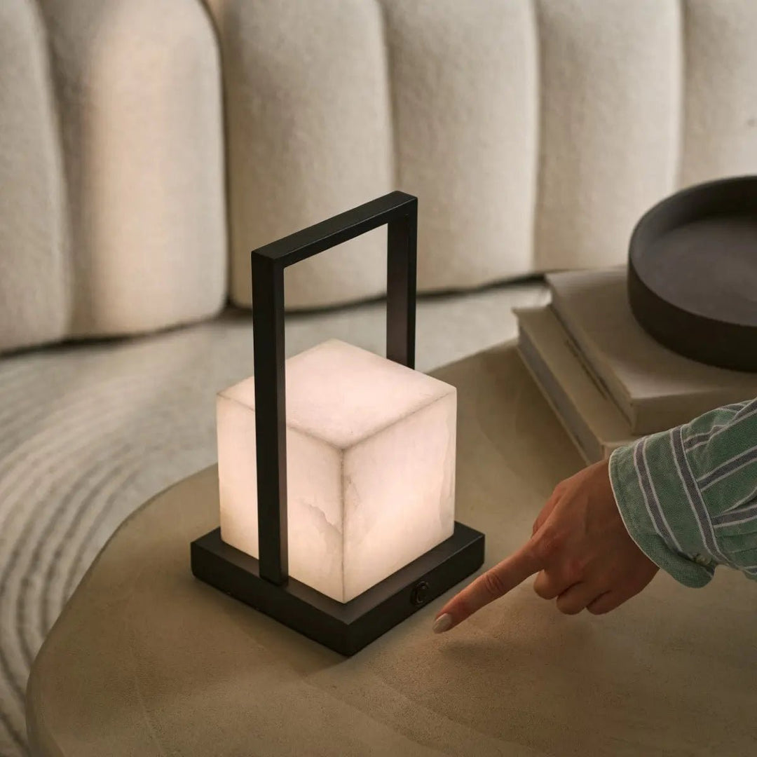 lampe portable albatre  2