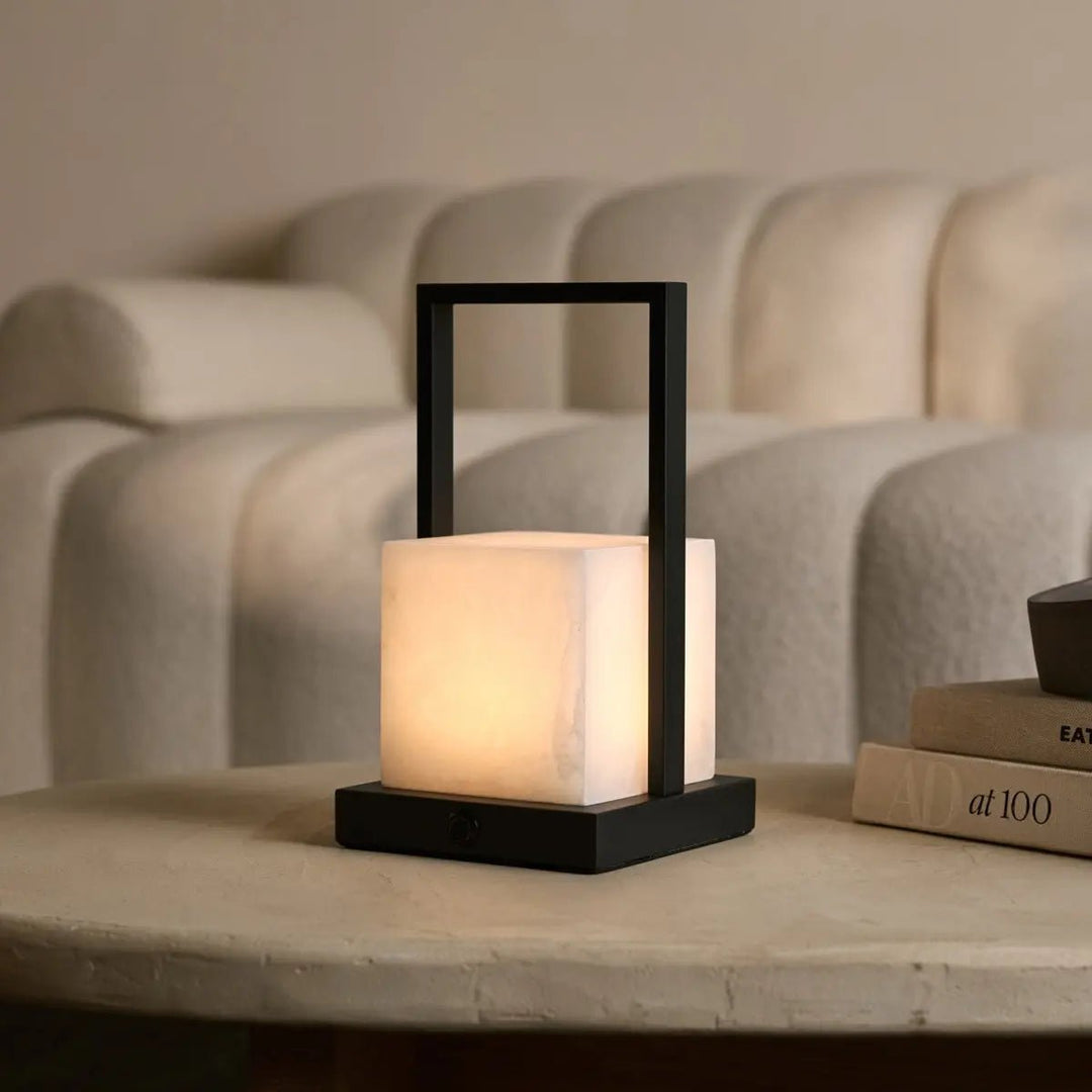 lampe rechargeable en albatre