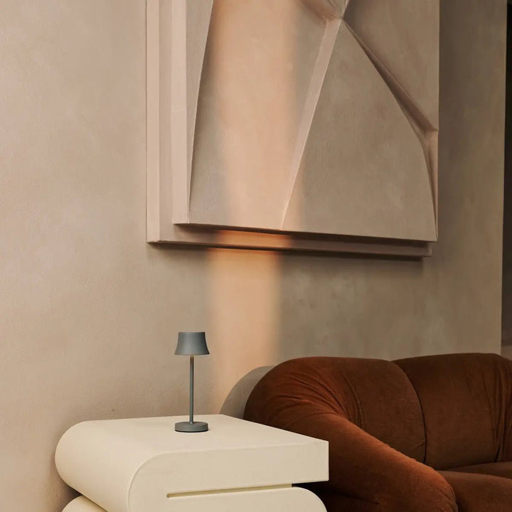 lampe rechargeable gris souris sans fil