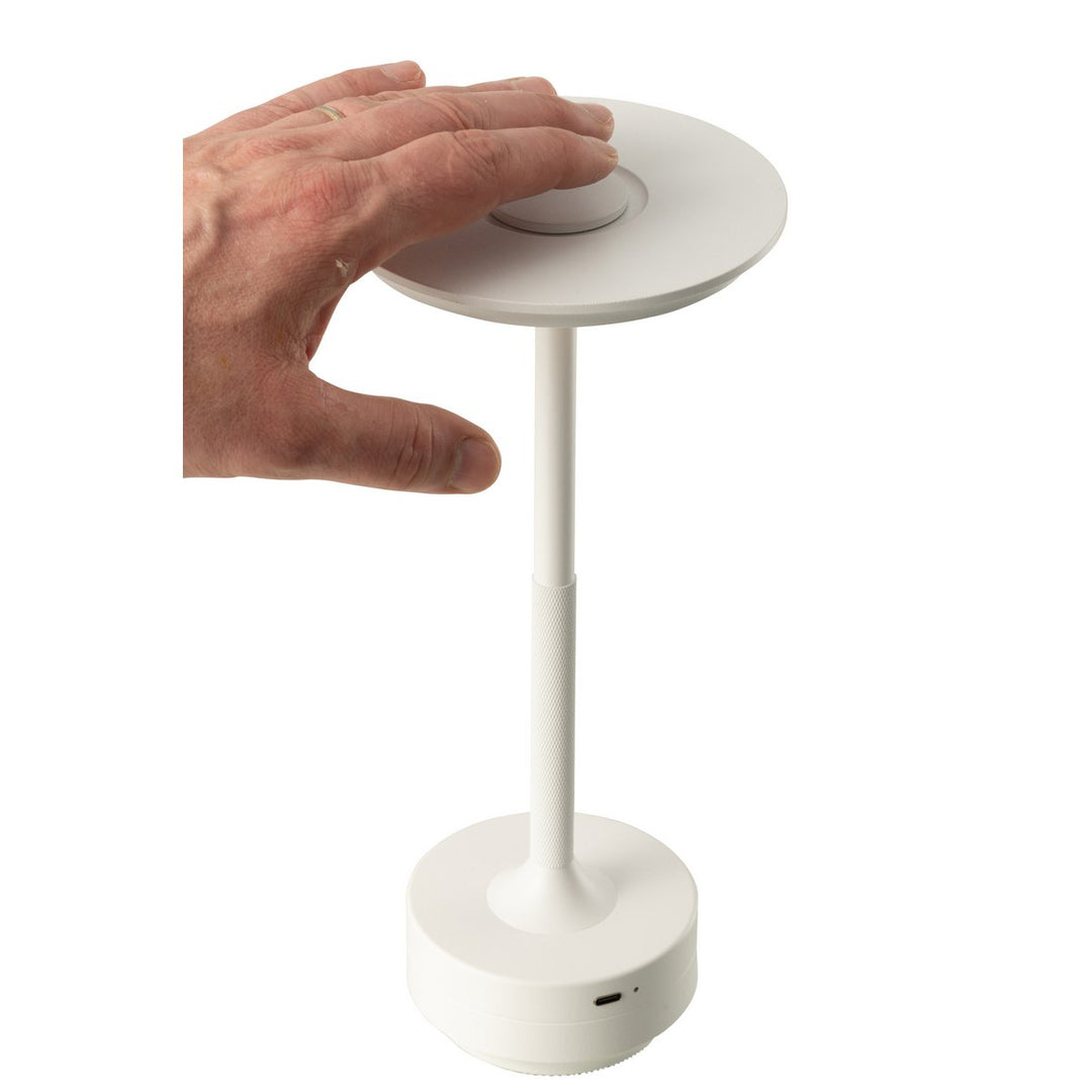 lampe rechargeable usb plastique blanc