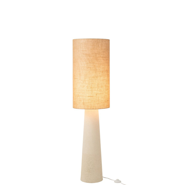 lampe sur pied en jute naturel