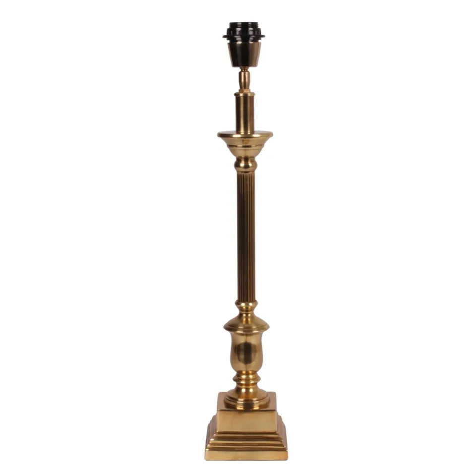 lampe sur pied en laiton hauteur  60 cm