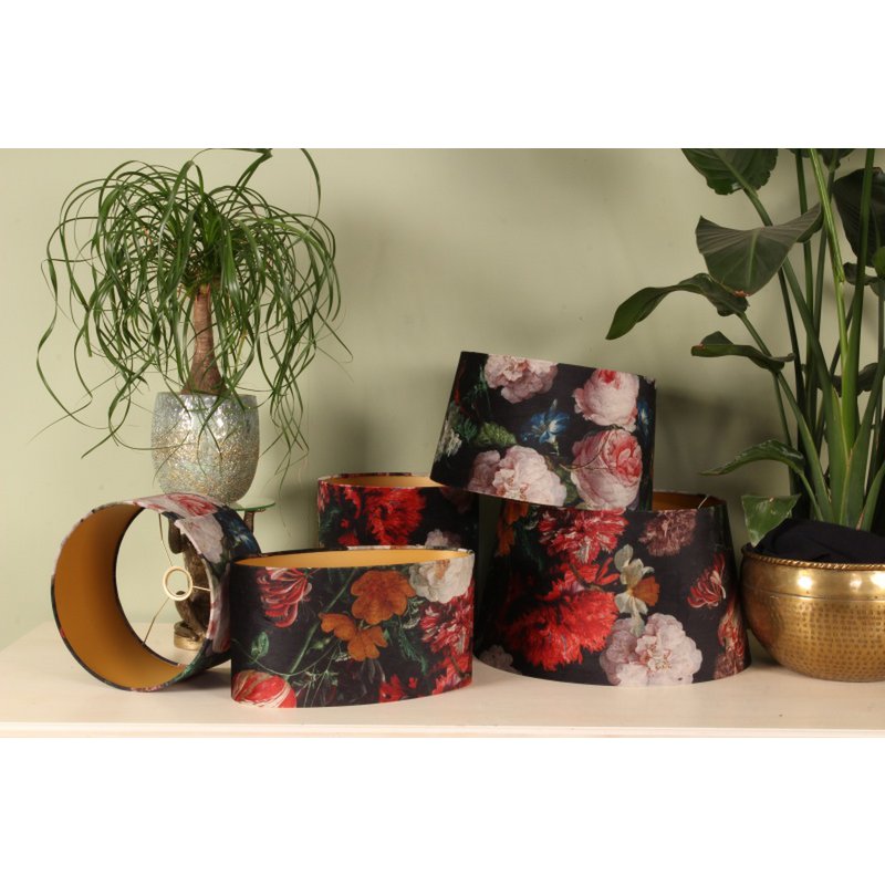 lampshade floral bouquet